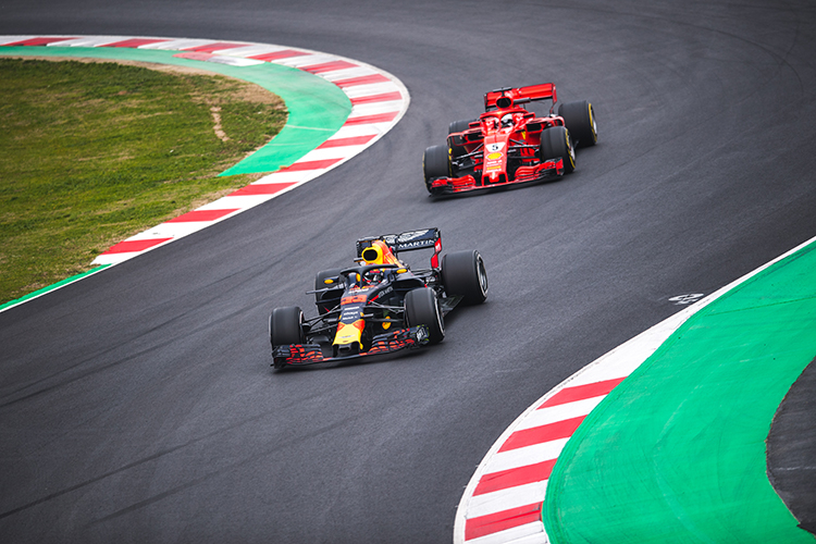 Rennstrecke in Monza Rennstrecke in Monza