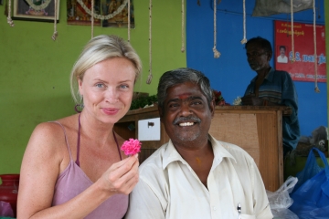 Isabella Krassnitzer in Südindien