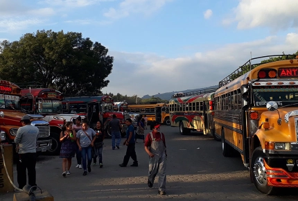 Busbahnhof in Guatemala