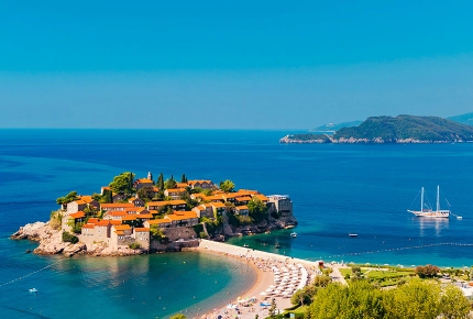 Blick auf die Bucht von Kotor