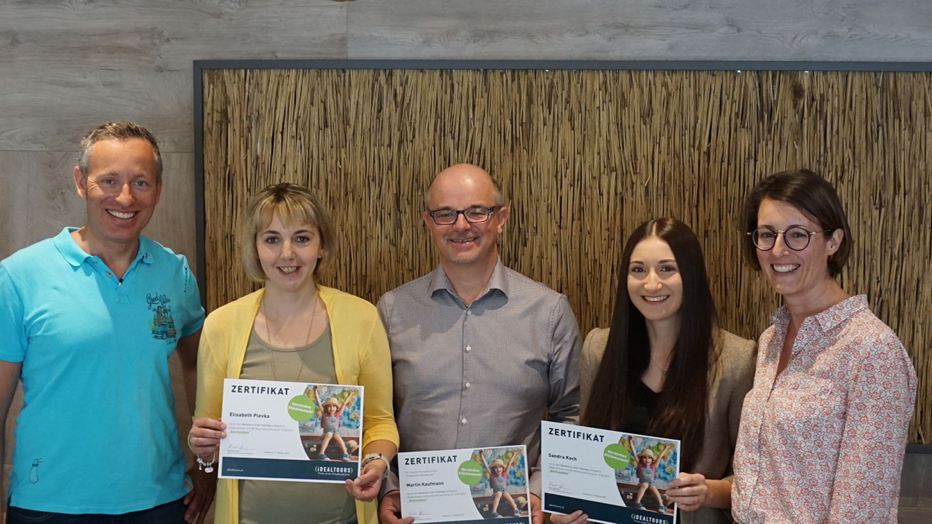 Erfolgreicher Abschluss des Idealtours Live-Trainings