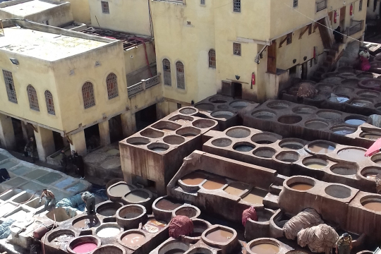 Gerberei in Fes (cby Helmut Hofer)