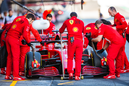 Vorbereitung in Monza