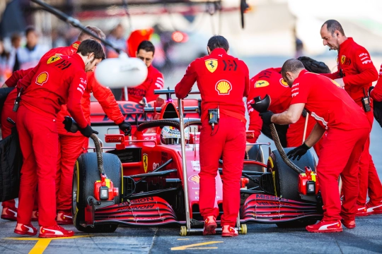 Vorbereitung in Monza