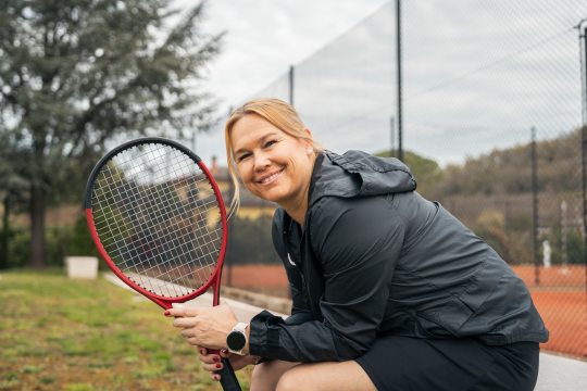 Tennis spielen in Abano