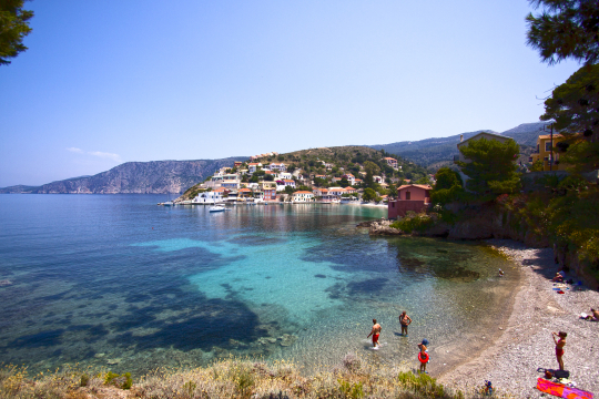Bucht in Assos, Kefalonia