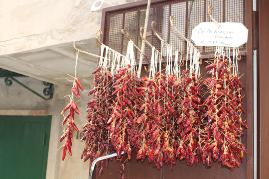 Landestypischer Peperoncino