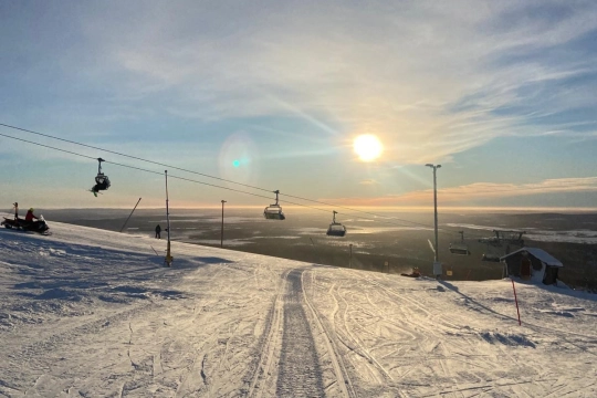 Skifahren in Levi