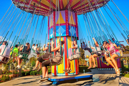 Spaß im Lunapark in Caorle