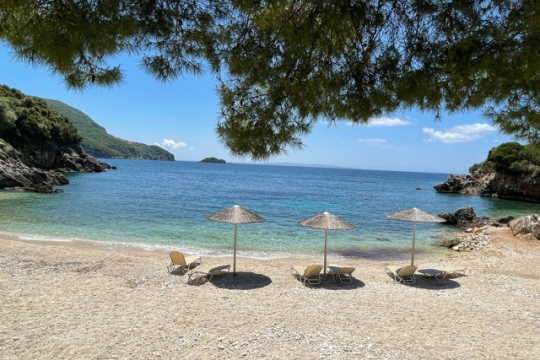 Strand in Prga Giechenland