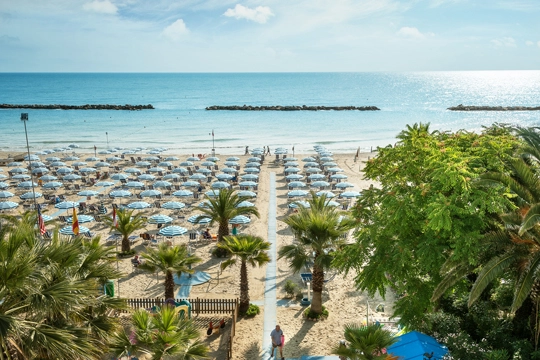 San Benedetto - Ausblick vom Hotel Poseidon & Nettuno