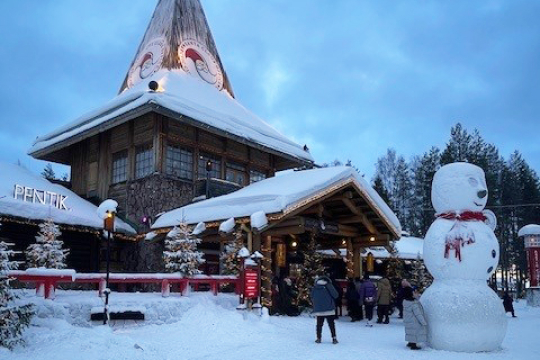 Weihnachtsmann-Dorf in Rovaniemi