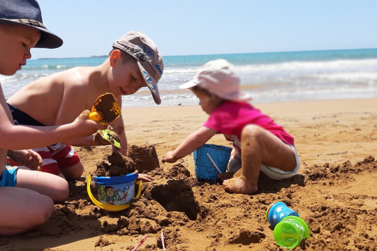 Geburtstagskuchen in Kefalonia