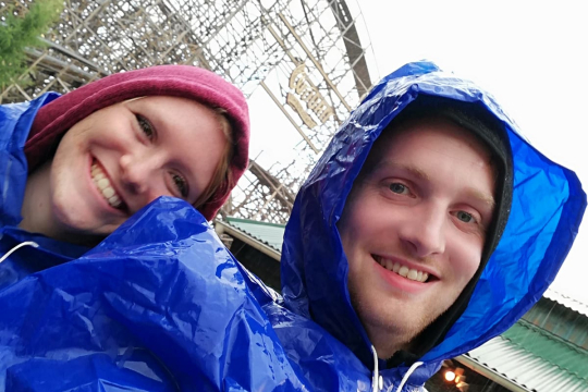 Stefanie im Europapark