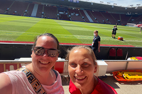 Spiel der österreichischen Damen Nationalmannschaft