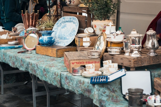 Shoppen am Markt Prato della Valle in Padua