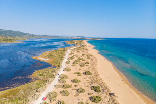 Limni Korission auf Korfu